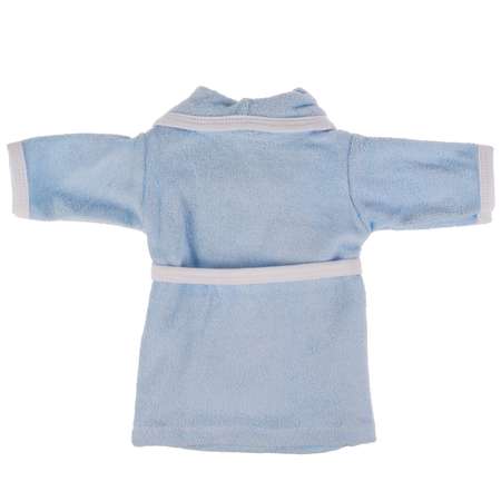 Одежда для кукол Карапуз 40-42 см голубой халат сова