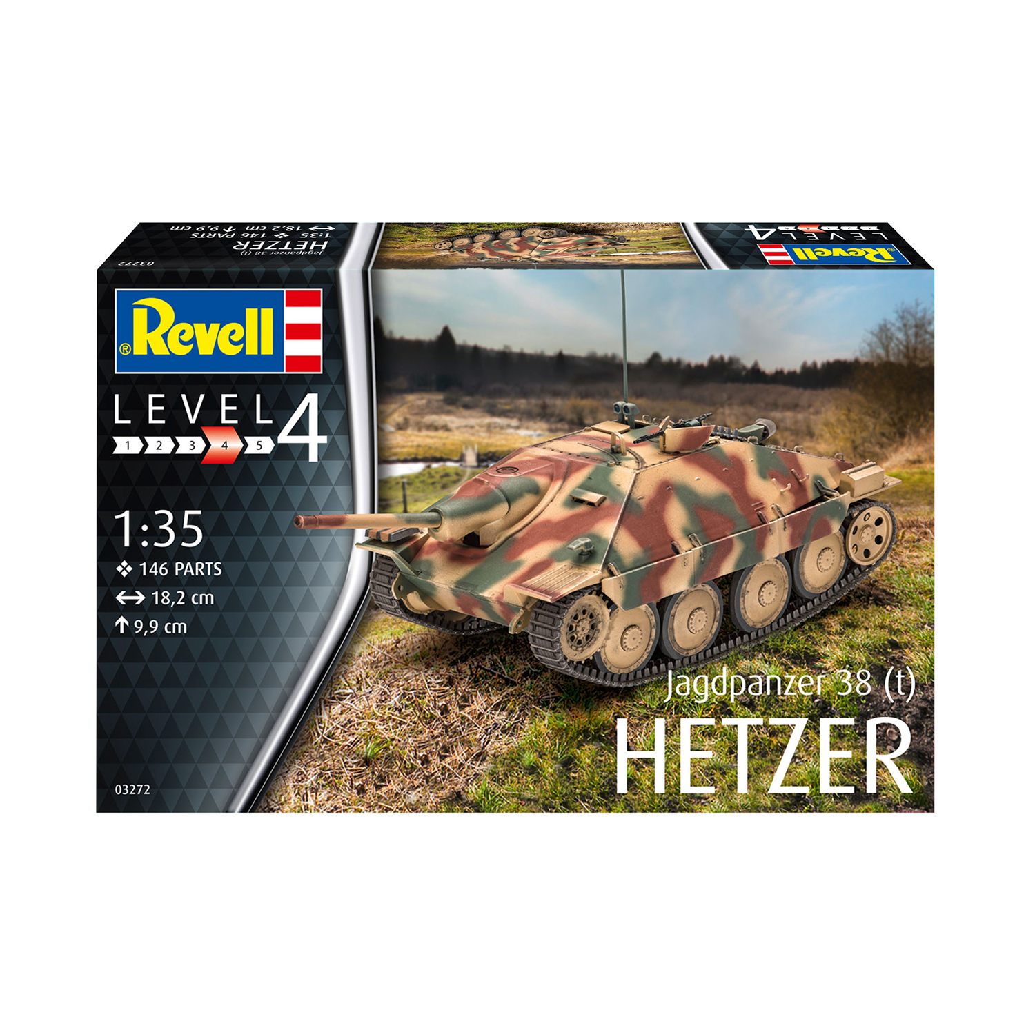 Сборная модель Revell Истребитель танков Jagdpanzer 38 t 03272 - фото 5