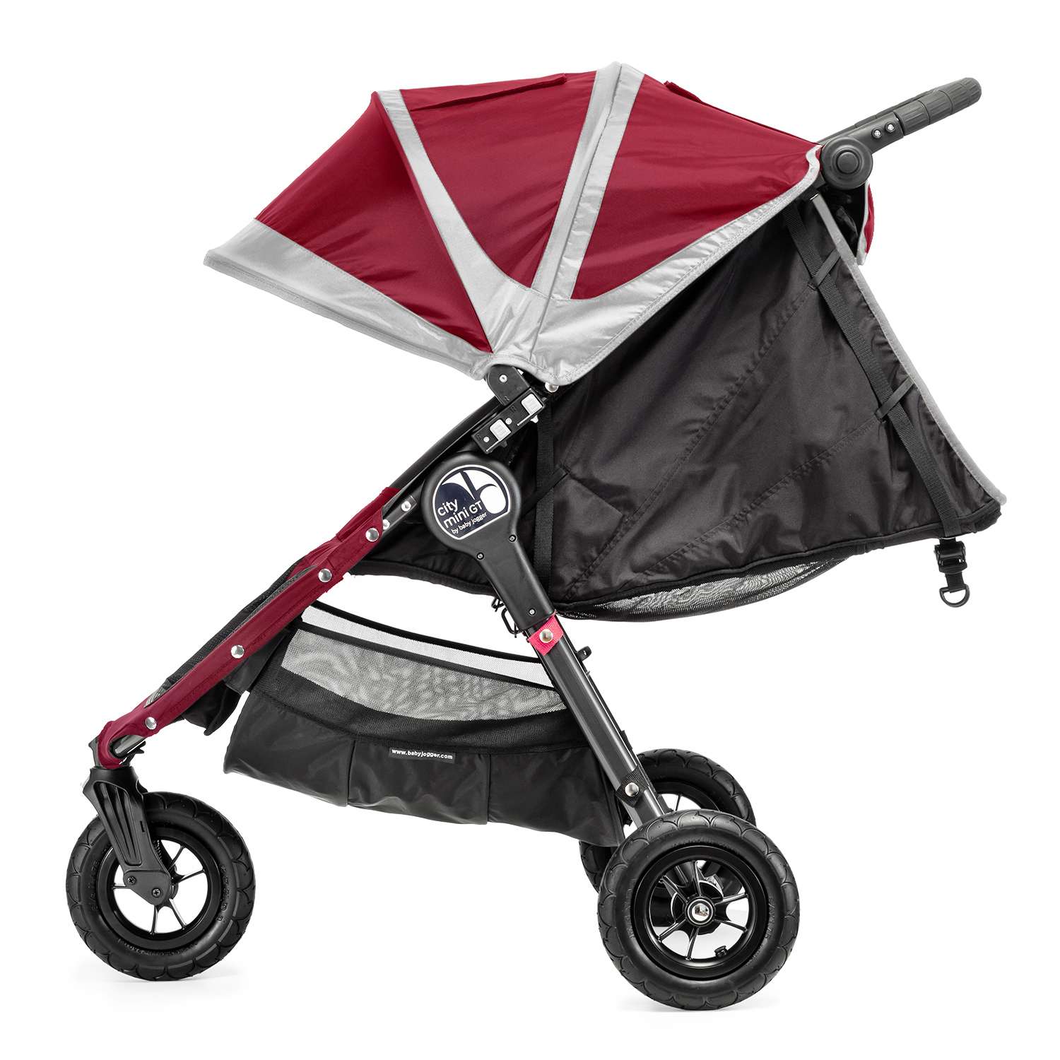 Коляска Baby Jogger City Mini GT с бампером Crimson - фото 2