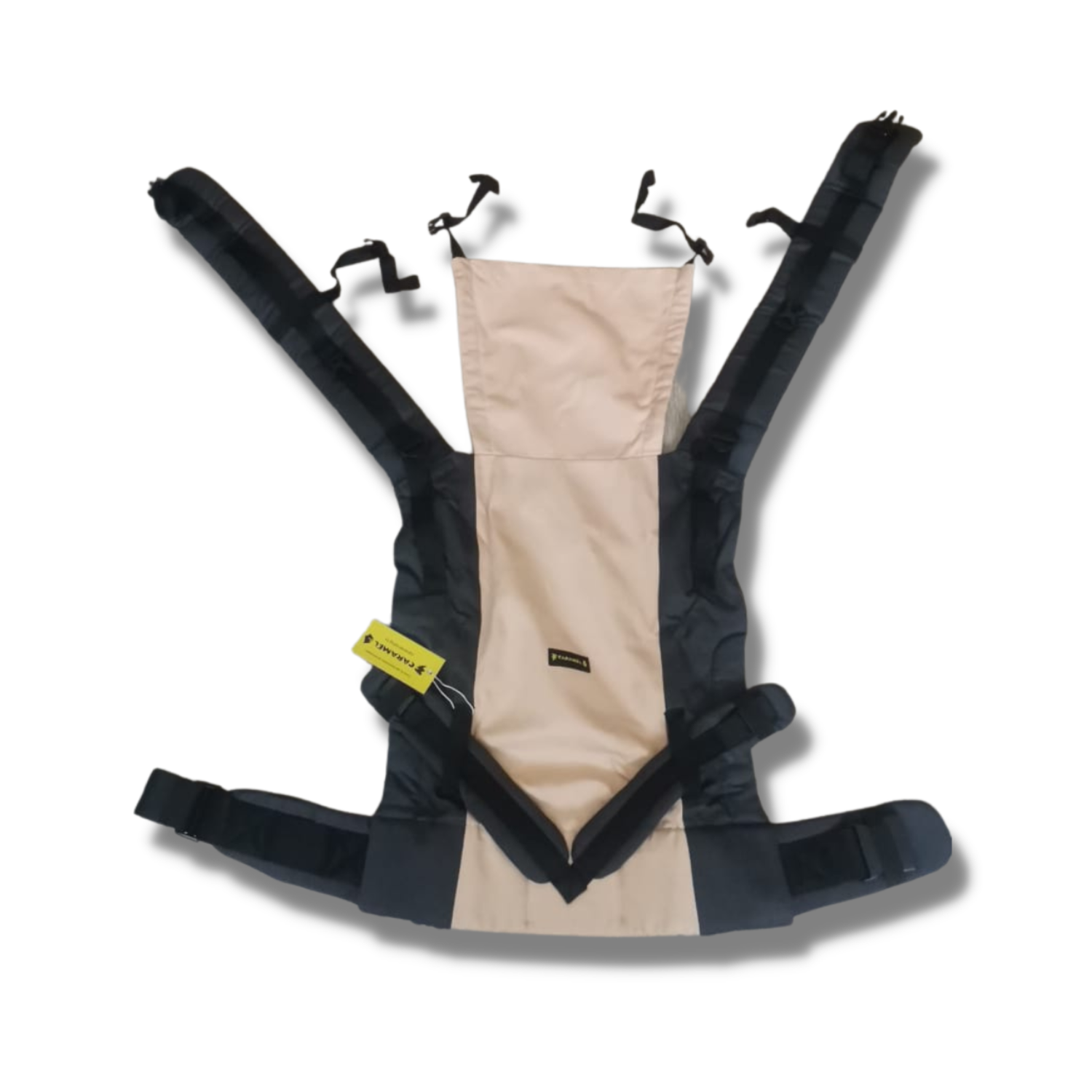 Рюкзак для переноски детей CaramelSling эргорюкзак Multisize Plus бежевый-серый - фото 2