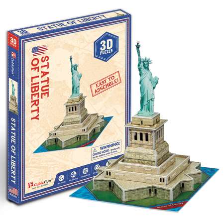 Пазл CubicFun Статуя Свободы 3D 31деталь S3026h