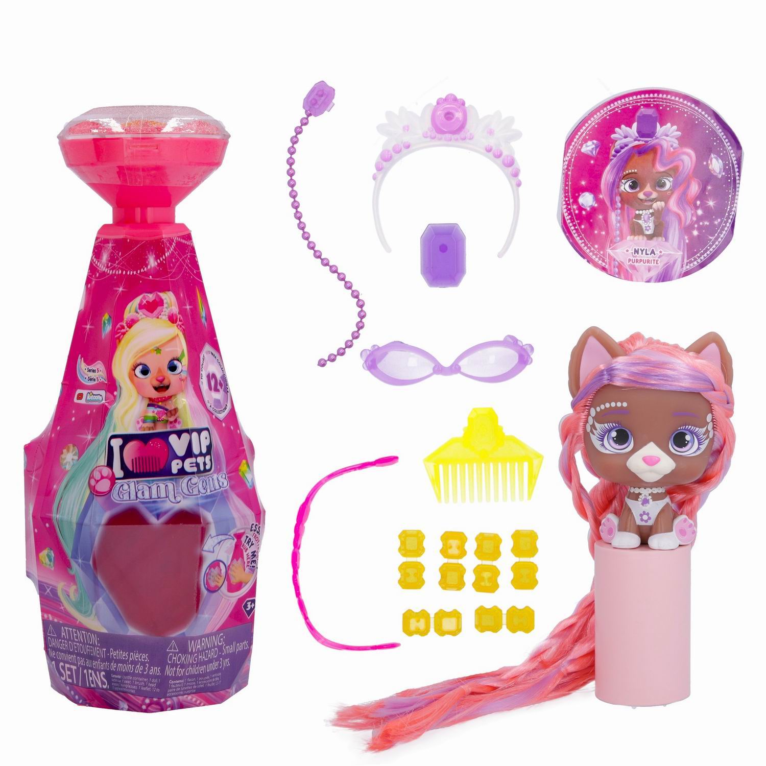 Фигурка vip pets Glam gems IMC TOYS Модные щенки Nyla купить по цене 3454 ₽  в интернет-магазине Детский мир