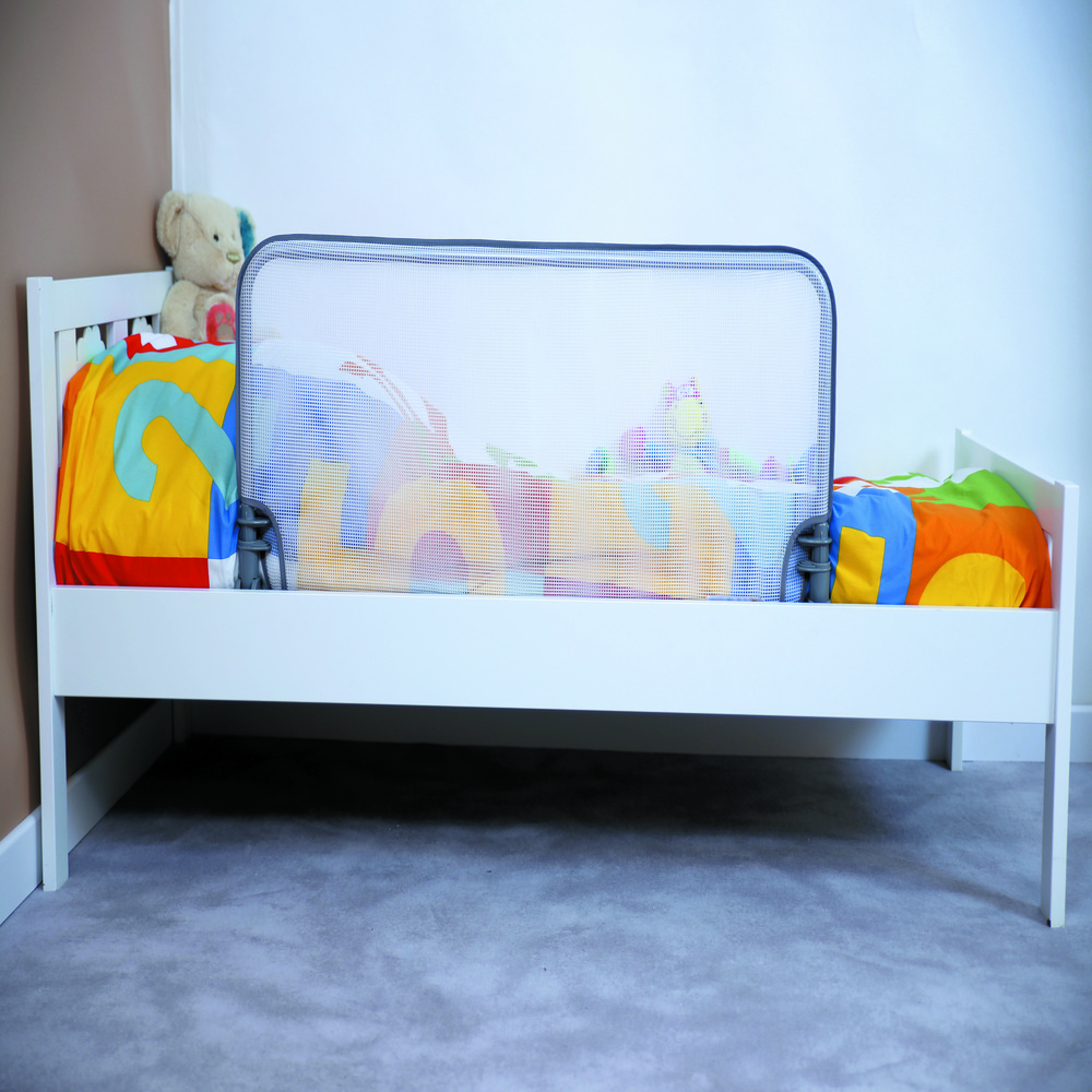 Барьер для детской кроватки Safety 1st Bed rail 90 см Белый/серый - фото 4