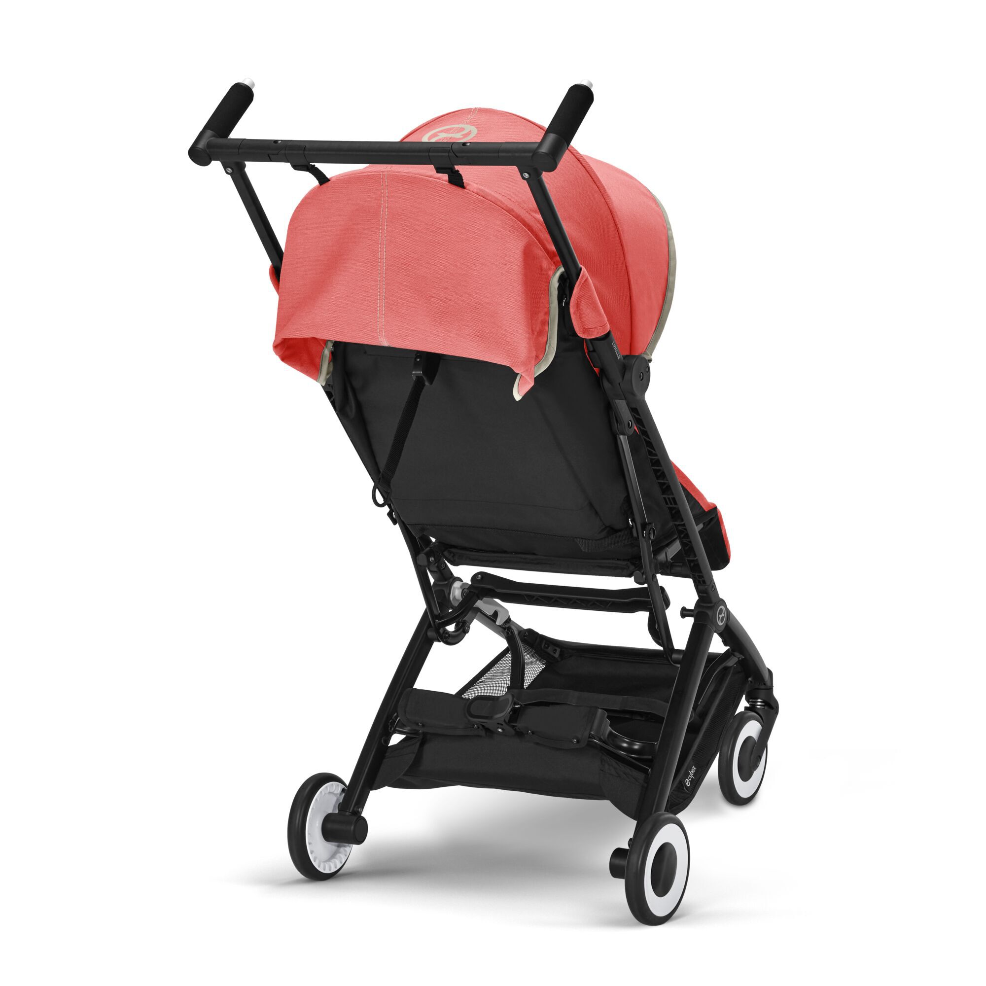 Коляска Cybex Libelle Hibiscus Red с дождевиком - фото 4