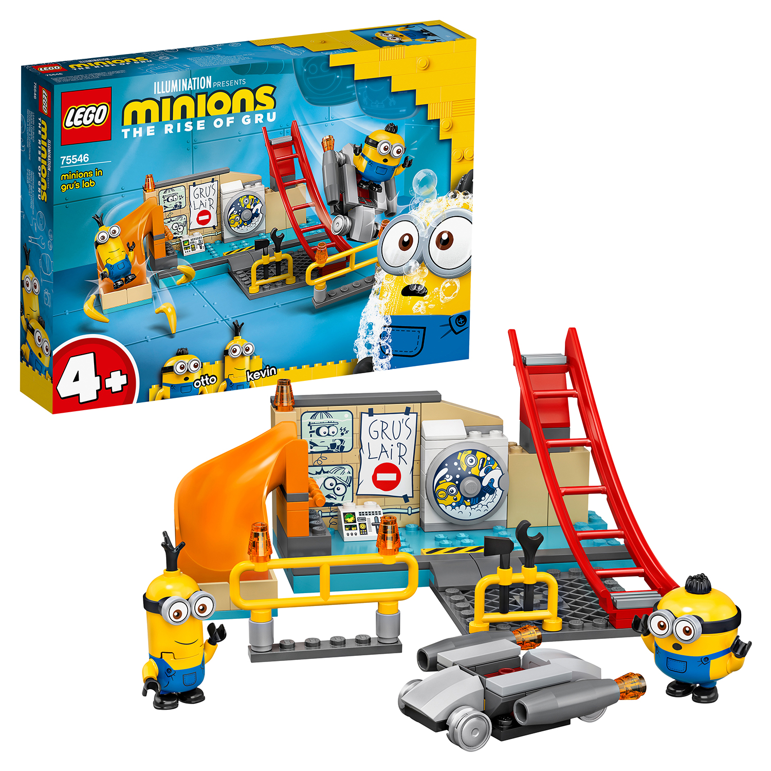 Конструктор LEGO Minions Миньоны в лаборатории Грю 75546 - фото 1