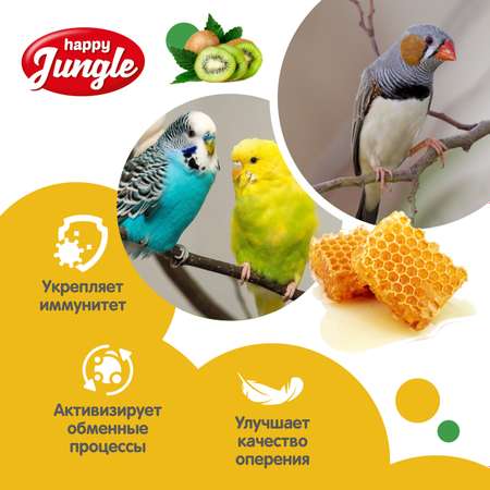 Лакомство для птиц HappyJungle палочки мед-фрукты 30г*3шт