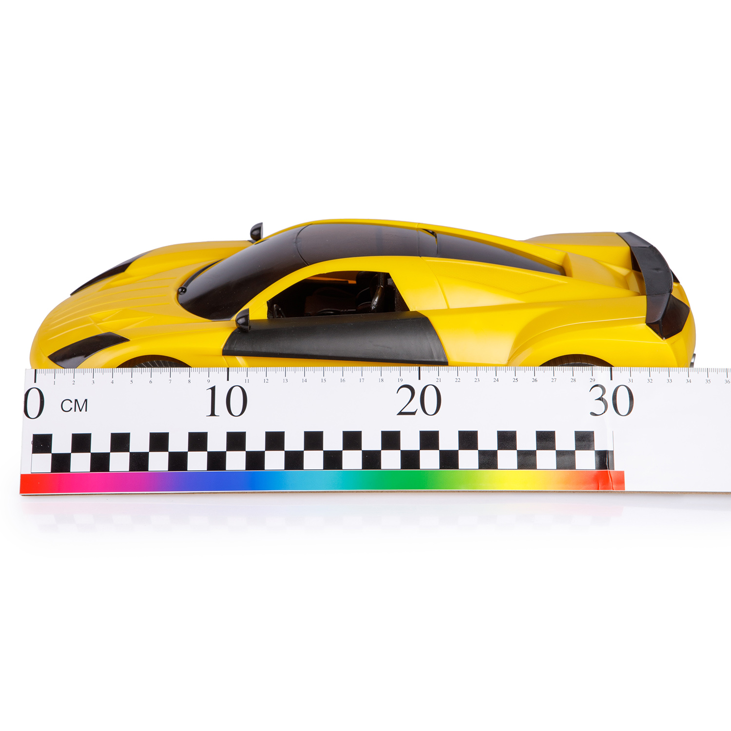Машина Юг-Пласт Гонка 45 Ferrari желтая черная 7053/желтая/черная - фото 5