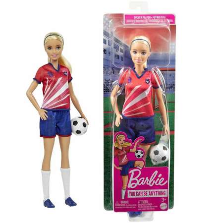 Кукла модельная Barbie Футболистка