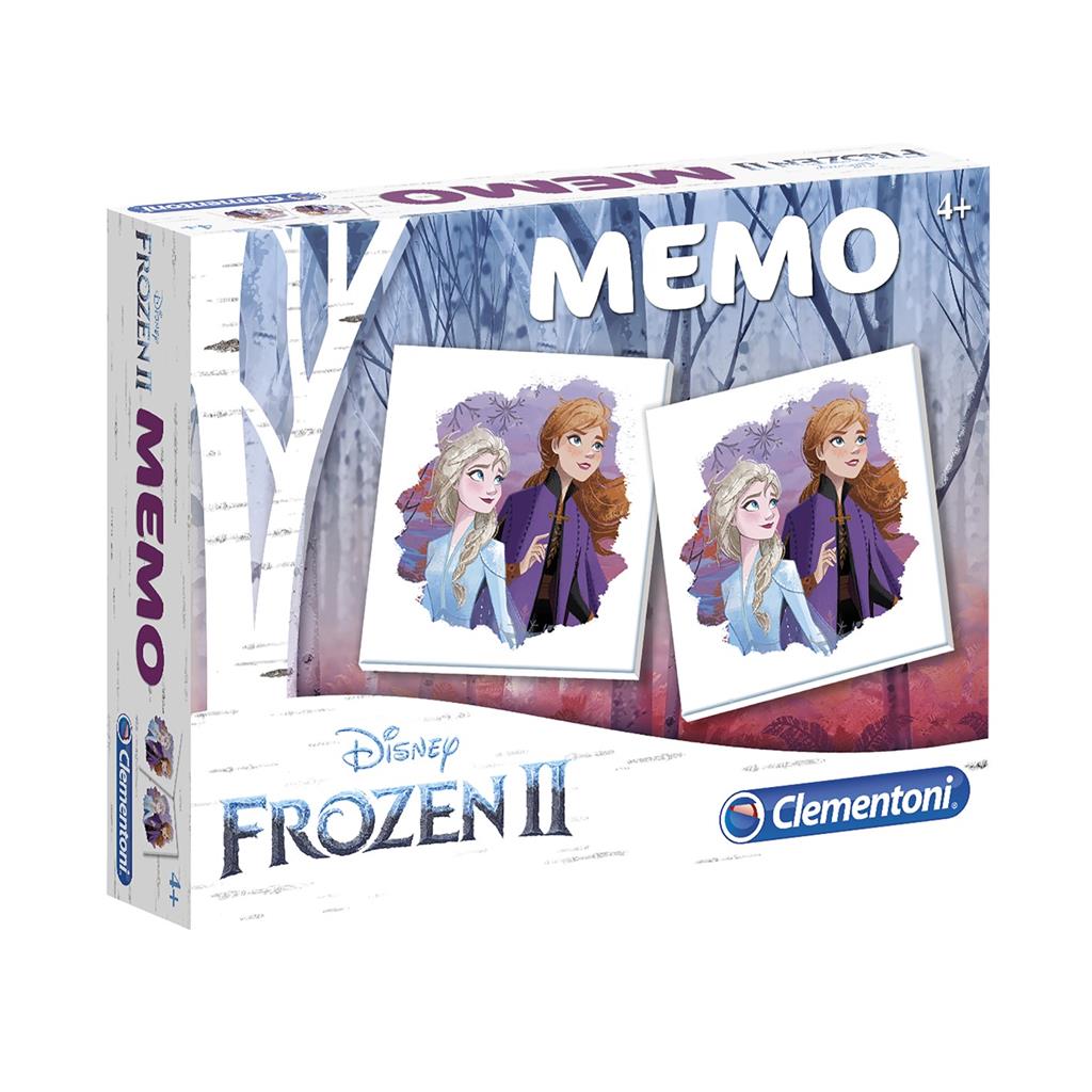 Настольная игра Clementoni Мемо Pocket Frozen 2 Снежная королева - фото 1