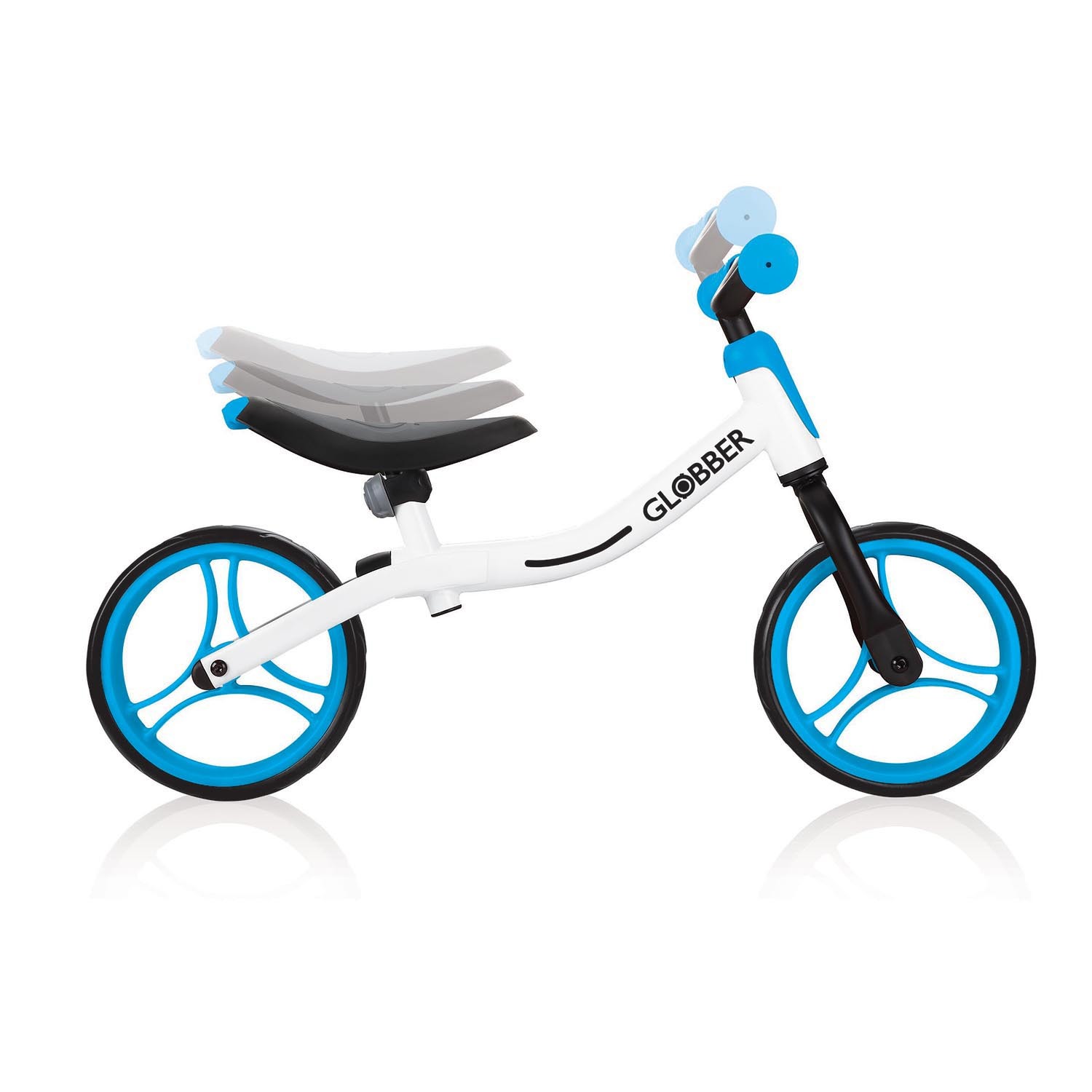 Беговел Globber Go Bike Бело-голубой 610-160 - фото 3