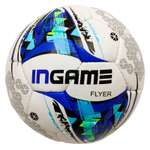 Мяч футбольный InGame FLYER бело-синий IFB-105