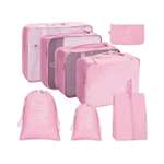 Комплект дорожных органайзеров Uniglodis 8 шт розовый