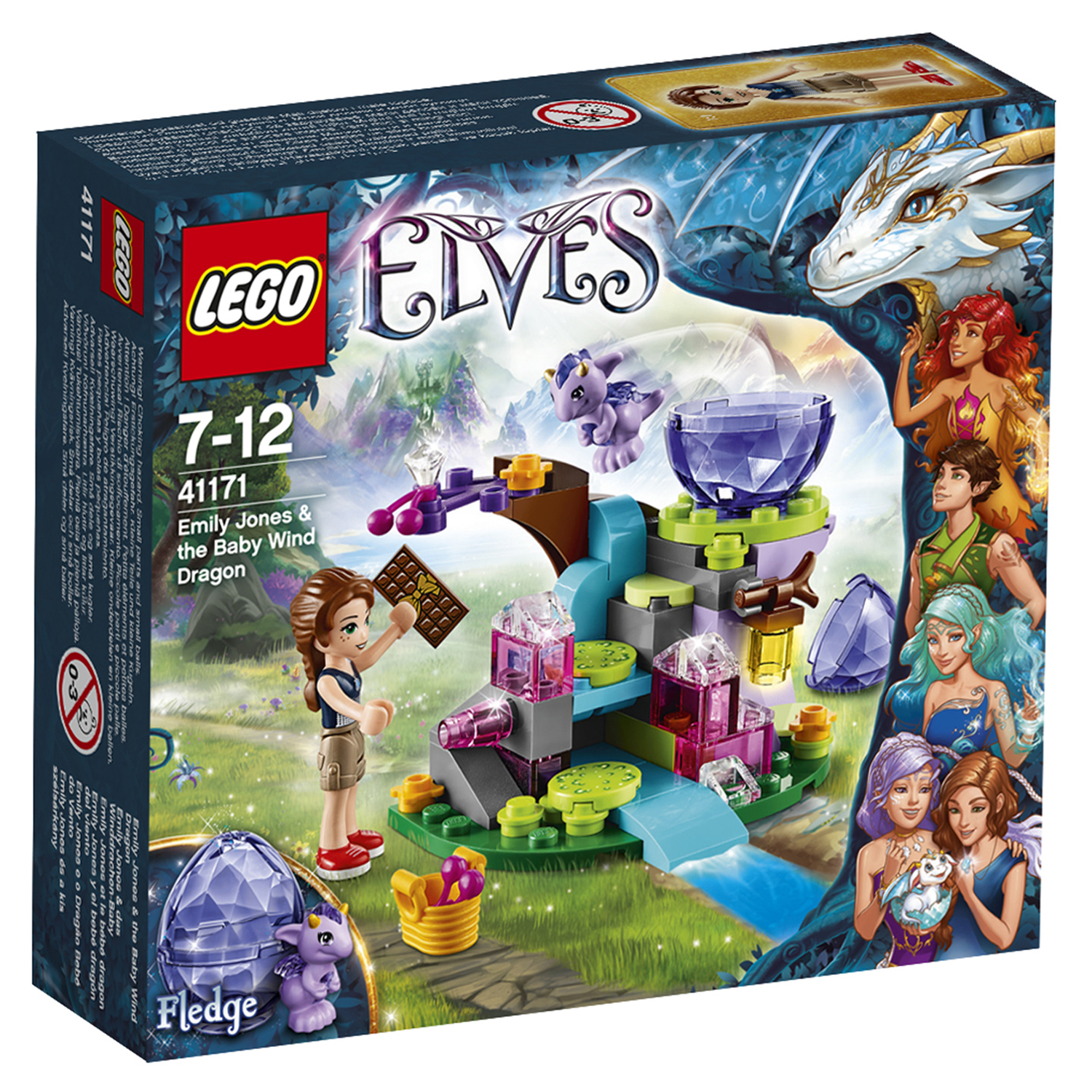 Конструктор LEGO Elves Эмили Джонс и дракончик ветра (41171) купить по цене  639 ₽ в интернет-магазине Детский мир