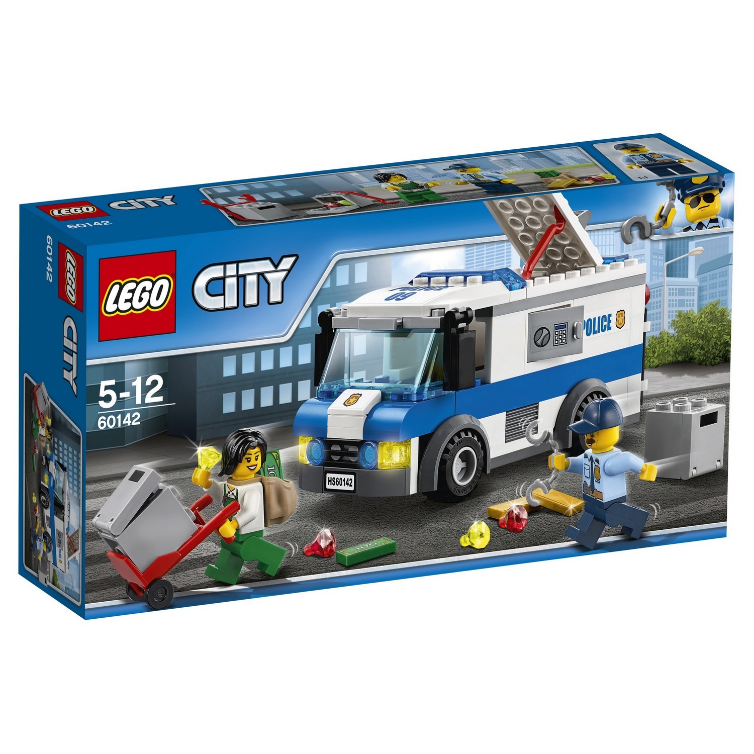 Конструктор LEGO City Police Инкассаторская машина (60142) купить по цене  999 ₽ в интернет-магазине Детский мир