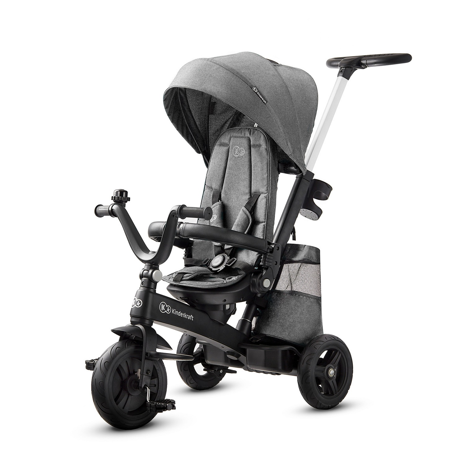 Велосипед Kinderkraft Easytwist Platinum Grey KKRETWIGRY0000 - фото 1