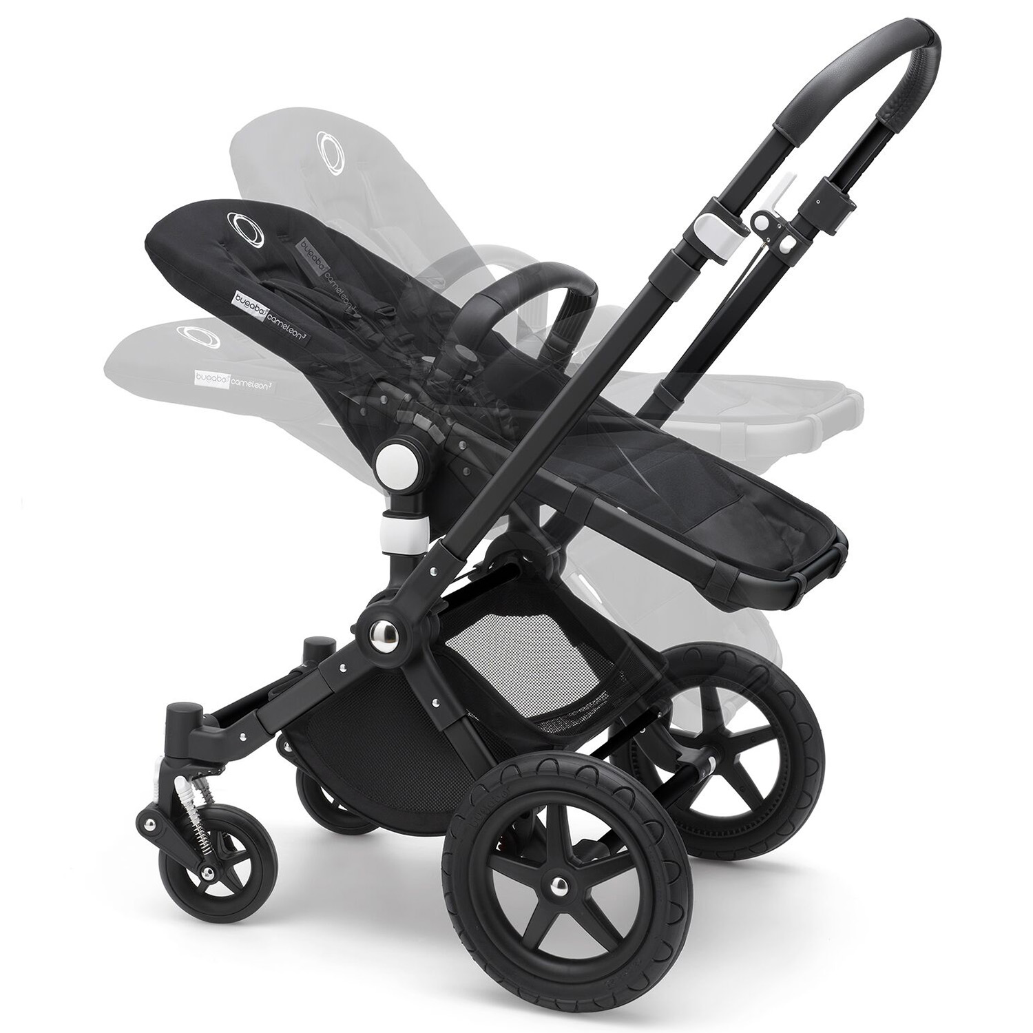 Коляска 2в1 Bugaboo Cameleon3 Plus Complete Black-Black-Black 230162ZW01 - фото 13