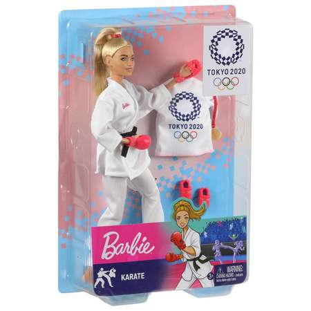 Кукла Barbie Олимпийская спортсменка Каратистка GJL74