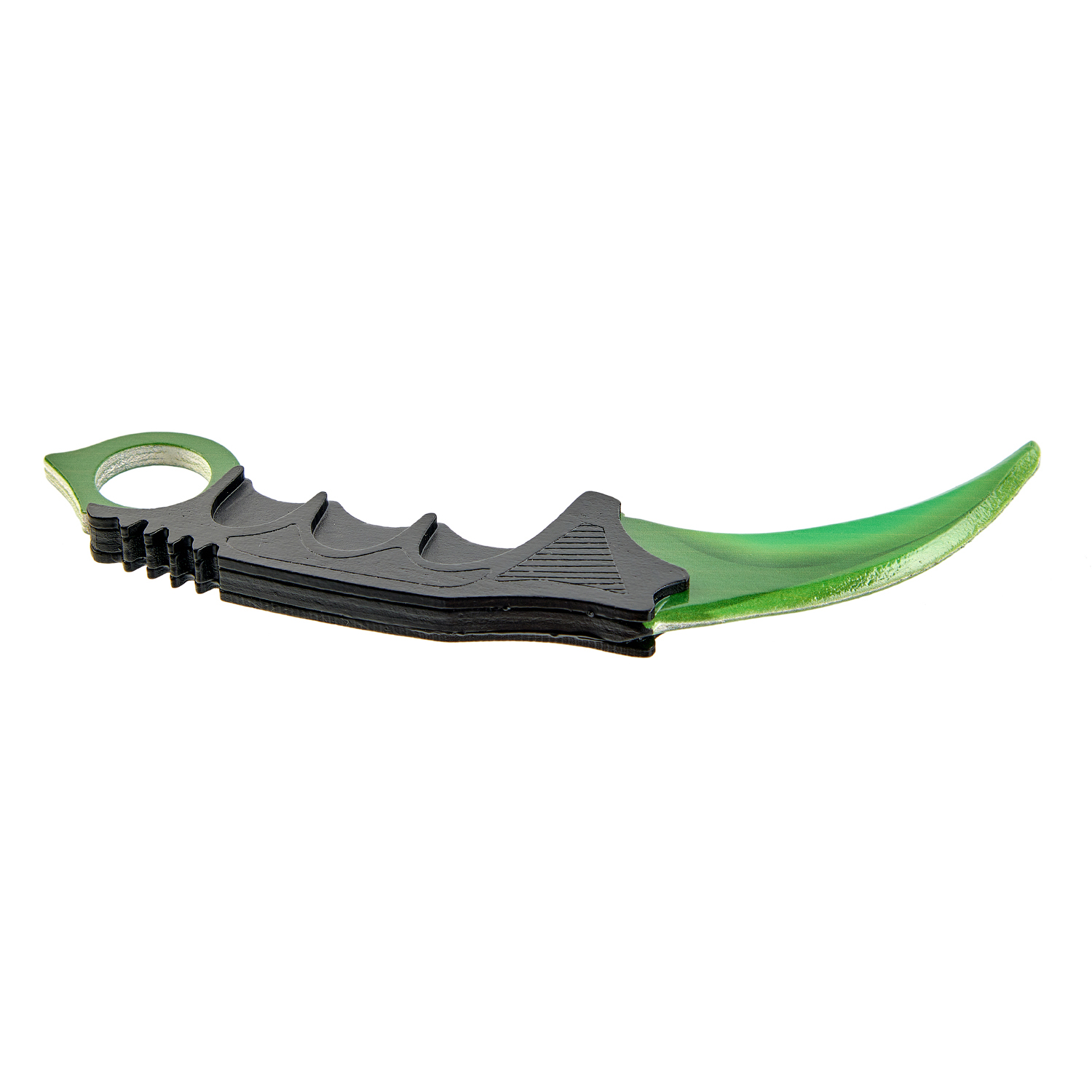 Нож-керамбит MASKBRO Зелёное слияние Деревянный  - фото 8