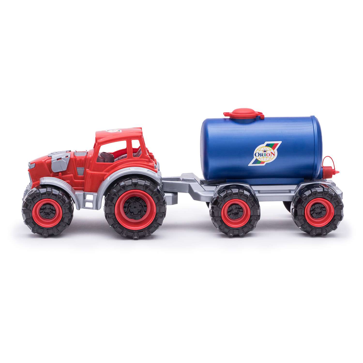Трактор ORION TOYS МП Техас молоковоз 353/красный, синий - фото 2