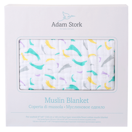 Муслиновое одеяло Adam Stork Sweet Dream 120х120 см
