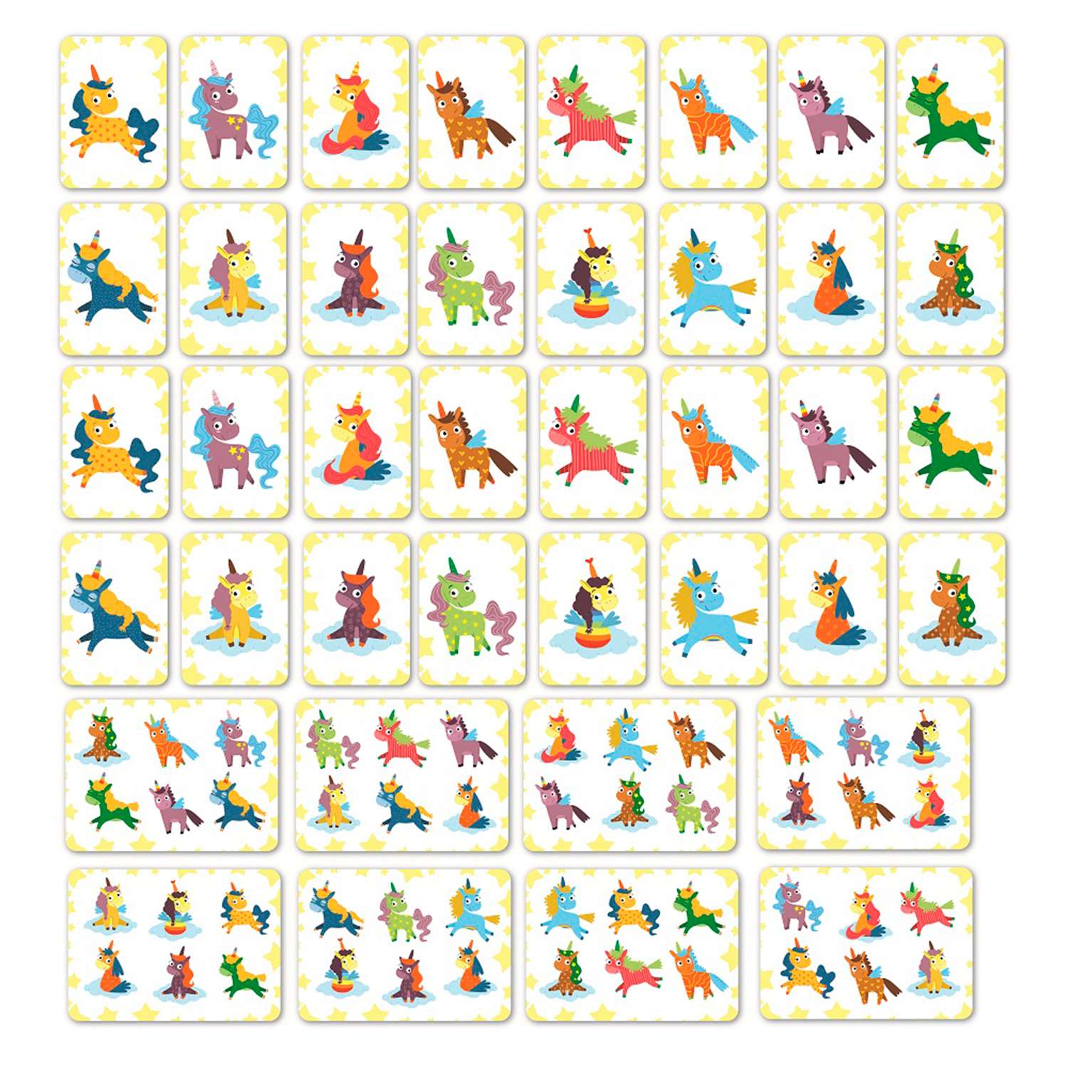 Настольная игра Dodo на внимательность Единорожки Элли - фото 2