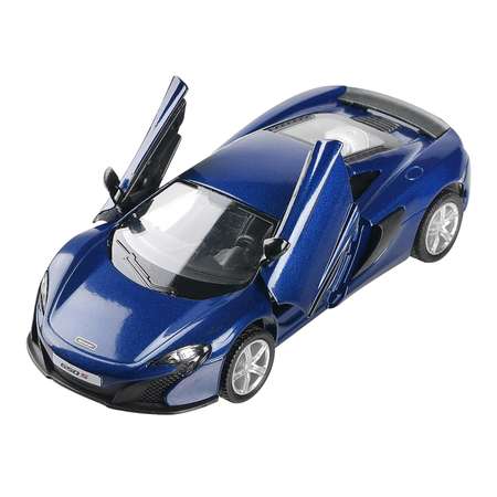 Машина металлическая Uni-Fortune McLaren 650S инерционная цвет синий двери открываются