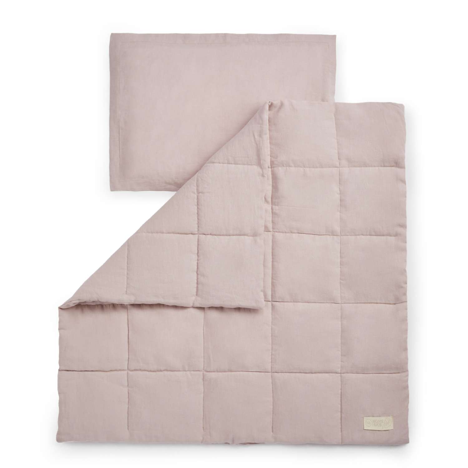 Комплект белья Happy Baby Детское постельное 2 предмета: наволочка и одеяло pink - фото 1