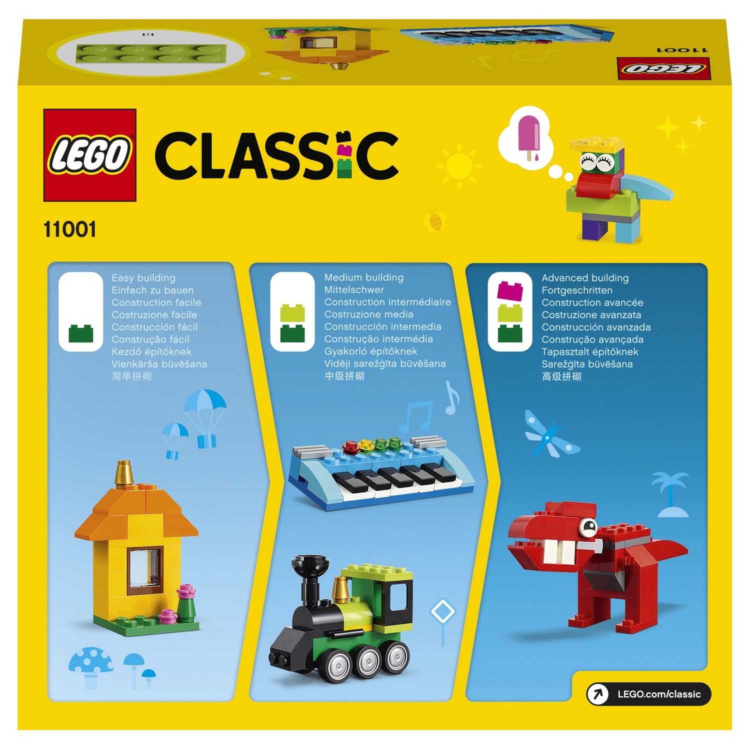 Конструктор LEGO Classic Модели из кубиков 11001 купить по цене 299 ₽ в  интернет-магазине Детский мир