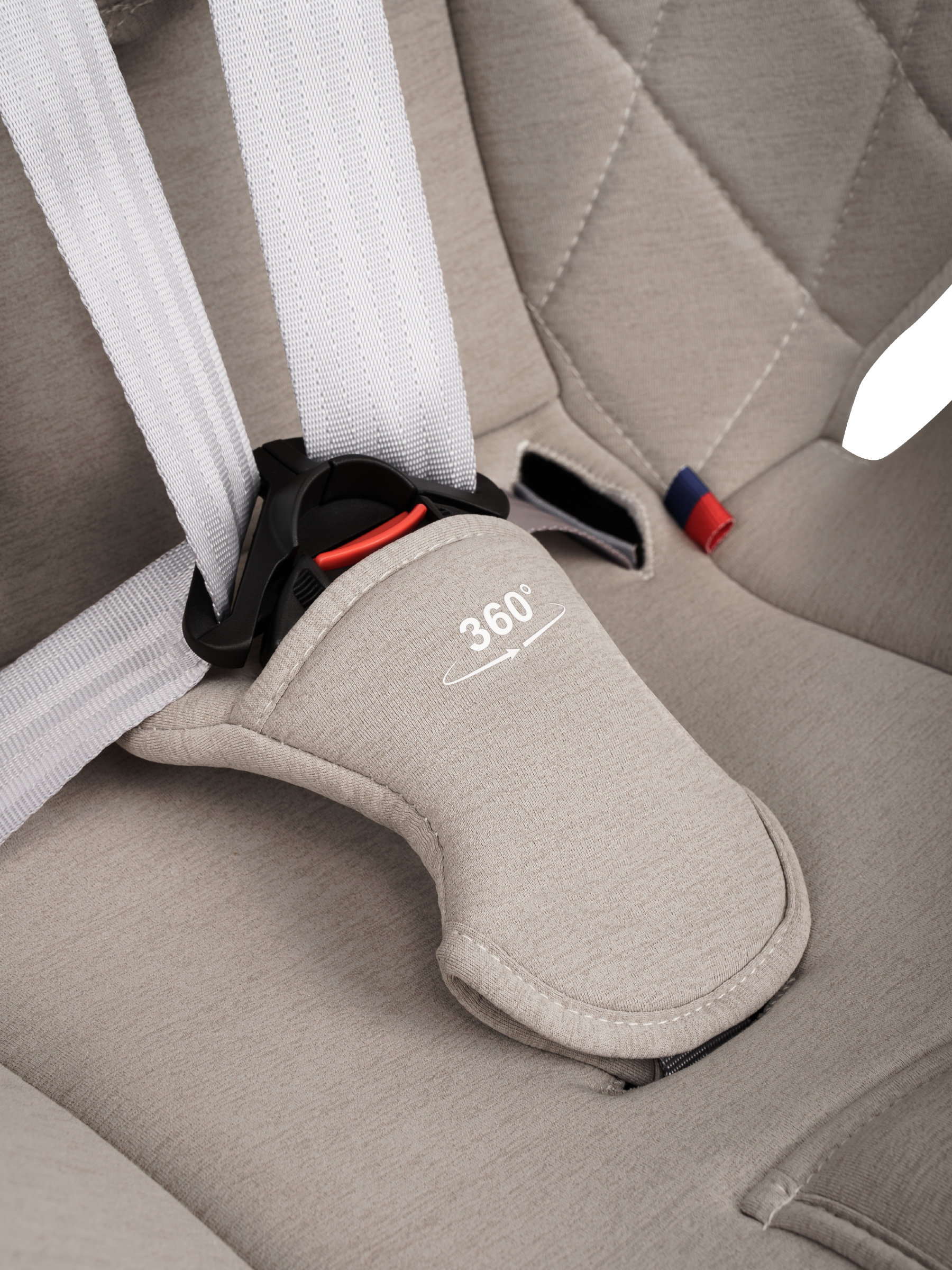 Автокресло JOVOLA Prime Isofix бежевый Isofix 0+/1/2/3 (0-36 кг) - фото 23
