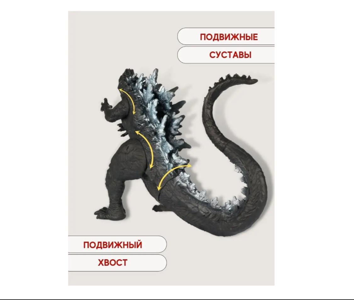 Фигурка коллекционная Monsters Годзилла король монстров купить по цене 4079  ₽ в интернет-магазине Детский мир