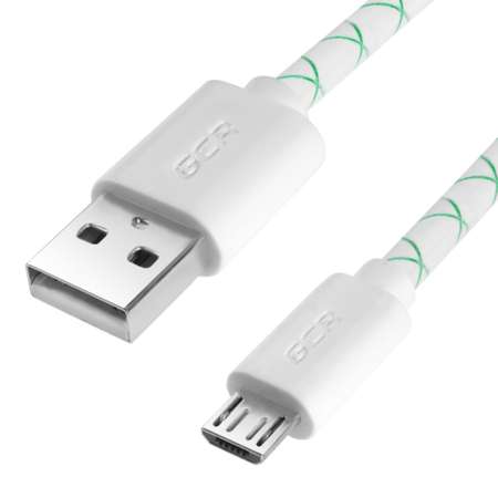 Кабель USB GCR 1.0m MicroUSB быстрая зарядка GCR-UA9MCB3-BD-1.0m