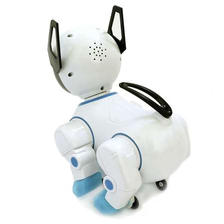 Игрушка HK Industries Собака интерактивная белый/голубой
