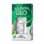 Контактные линзы ILLUSION geo magic green на 1 месяц -0.50/14.2/8.6 2 шт.