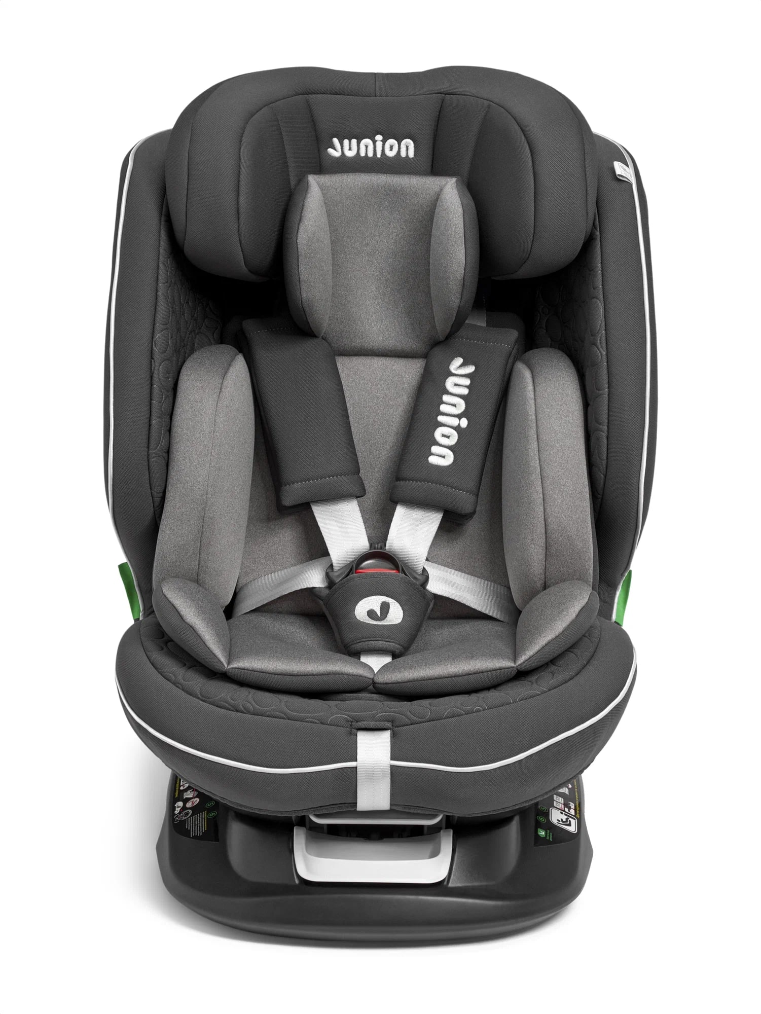 Автокресло Junion Julsi i-size группа 0+/1/2/3 0-36 кг 0-12 лет 360° Isofix чёрный - фото 1