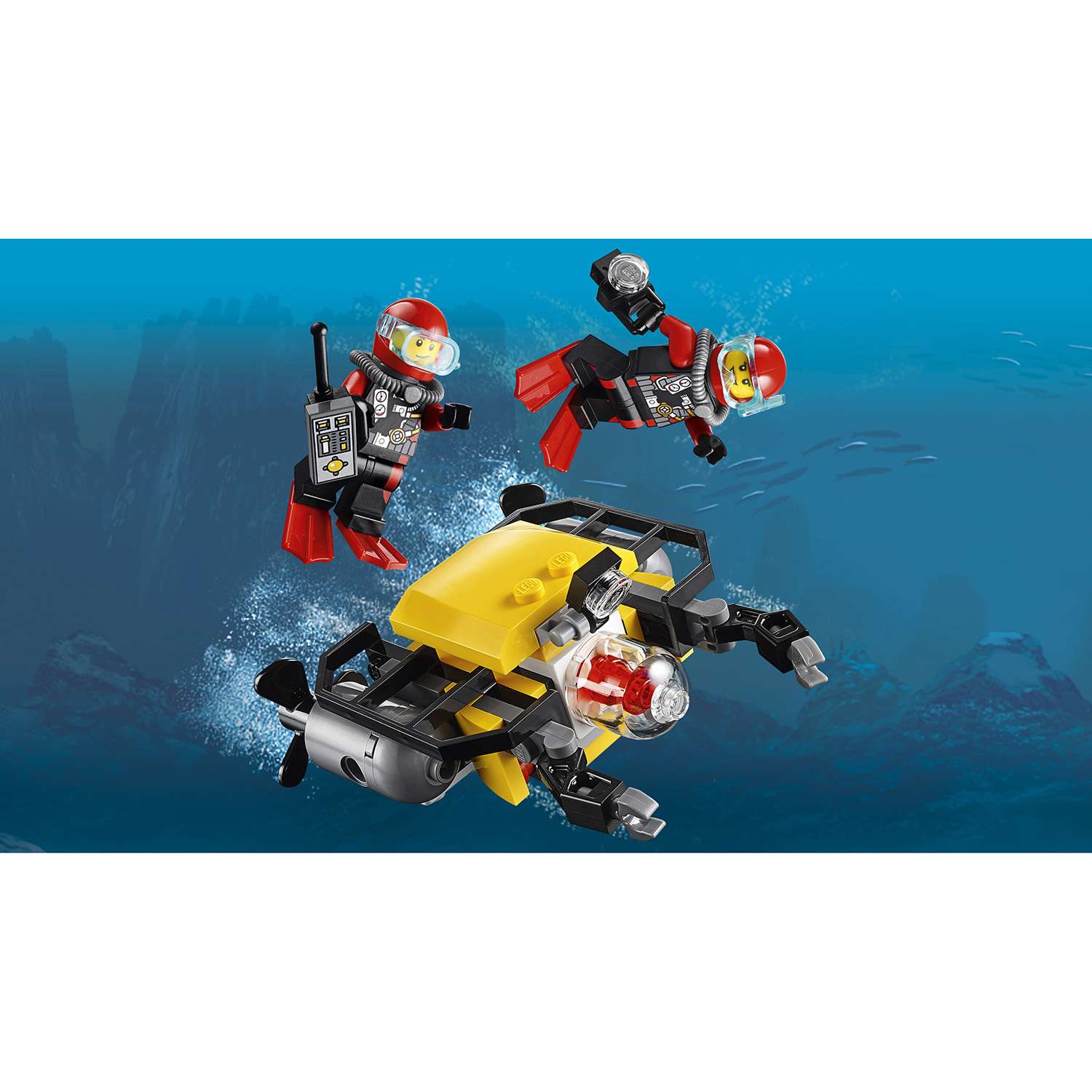 Конструктор LEGO City Deep Sea Explorers Набор для начинающих «Исследование морских глубин» (60091) - фото 7