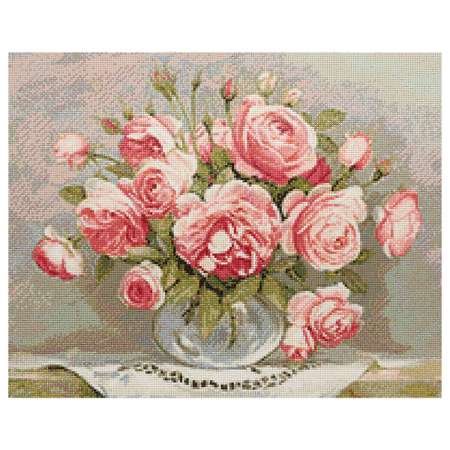 Алмазная мозаика Cristyle картина стразами Розы 50х40 см Cr 540057