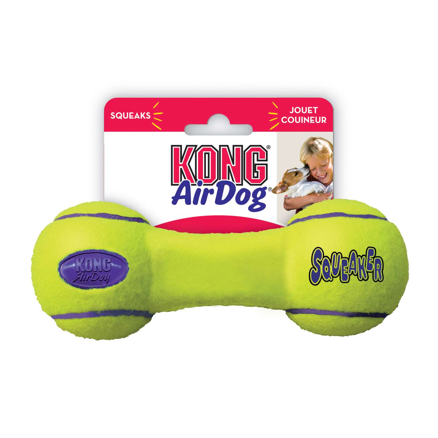 Игрушка для собак KONG Air Гантель средняя ASDB2 - фото 2