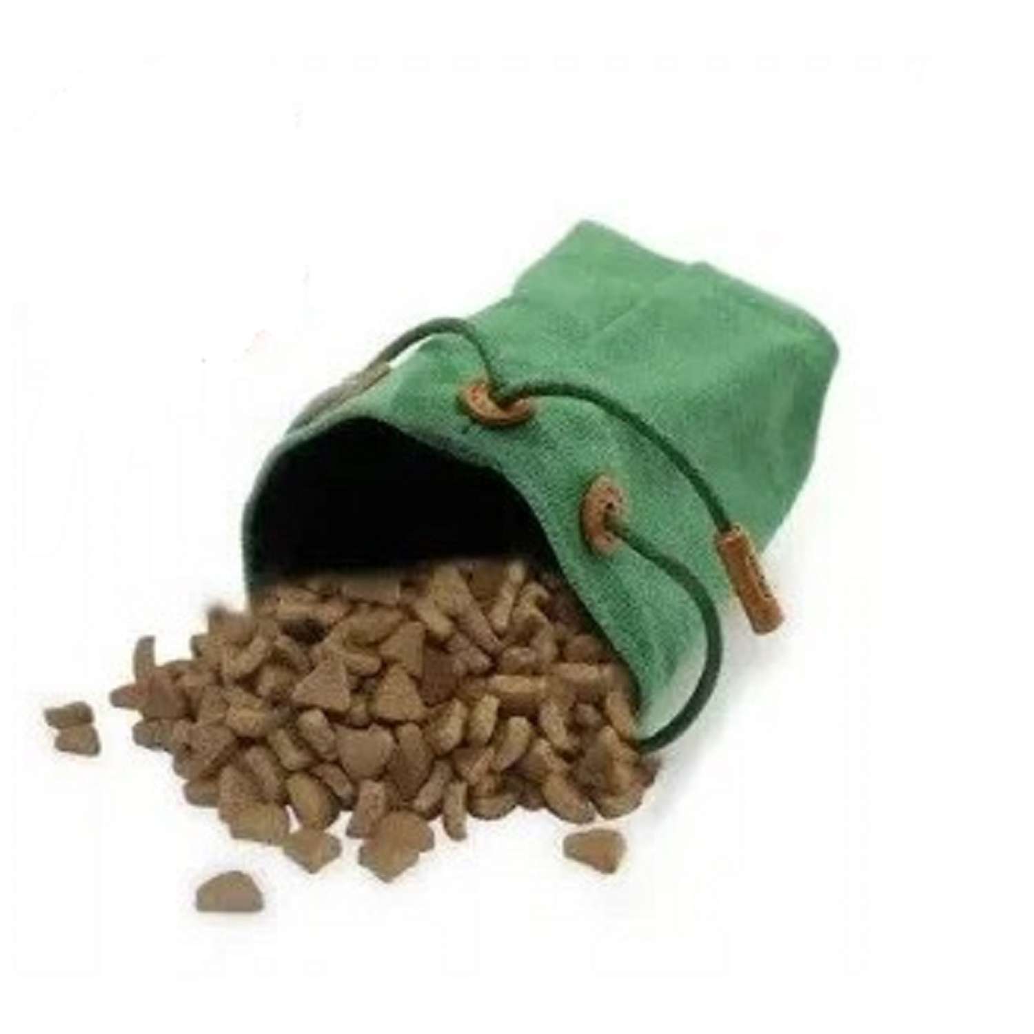 Сумка на пояс для лакомства ZDK ZooWell Training Premium поясная сумочка для корма и лакомств собак зеленая - фото 2