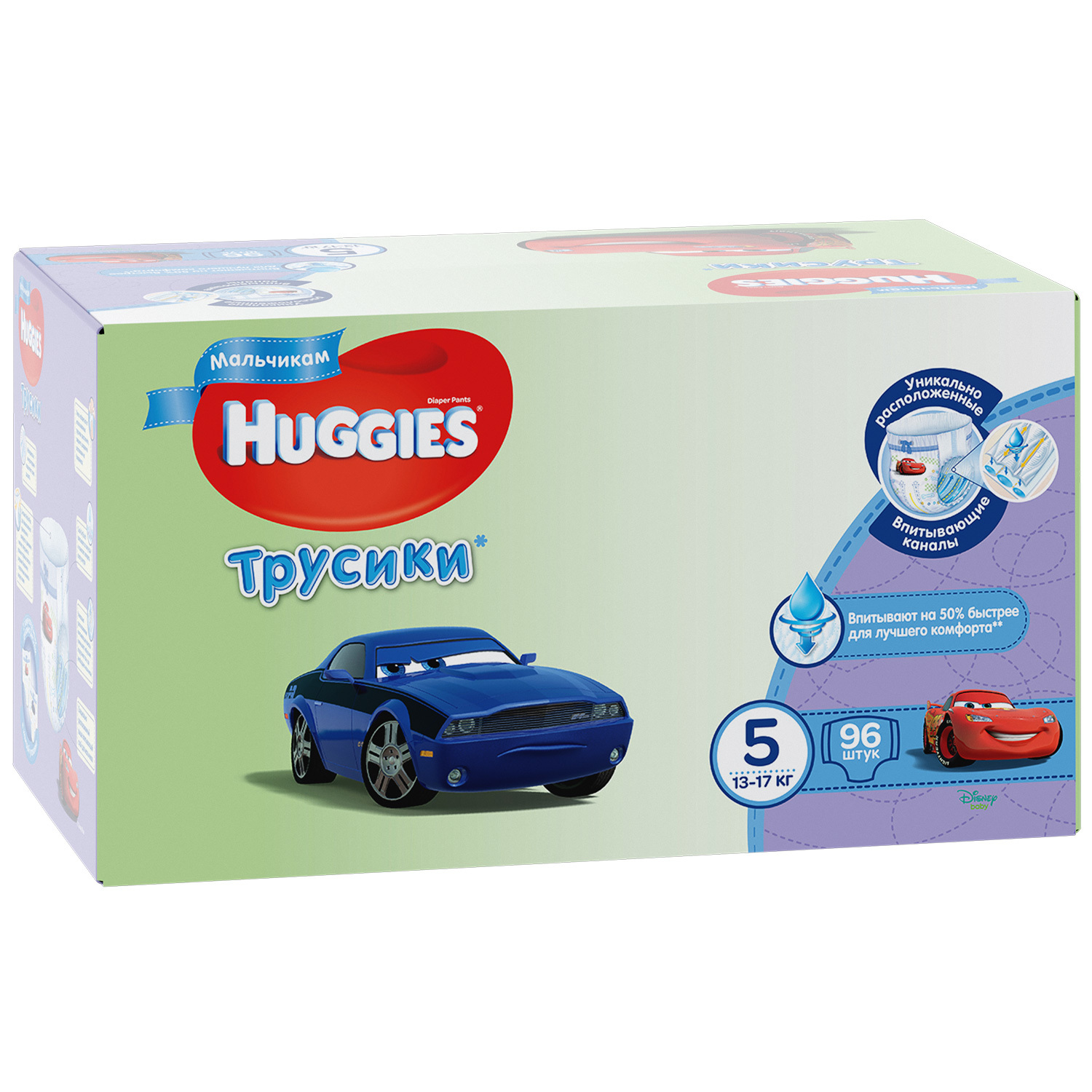 Подгузники-трусики для мальчиков Huggies Disney Box 13-17кг 96 шт - фото 2