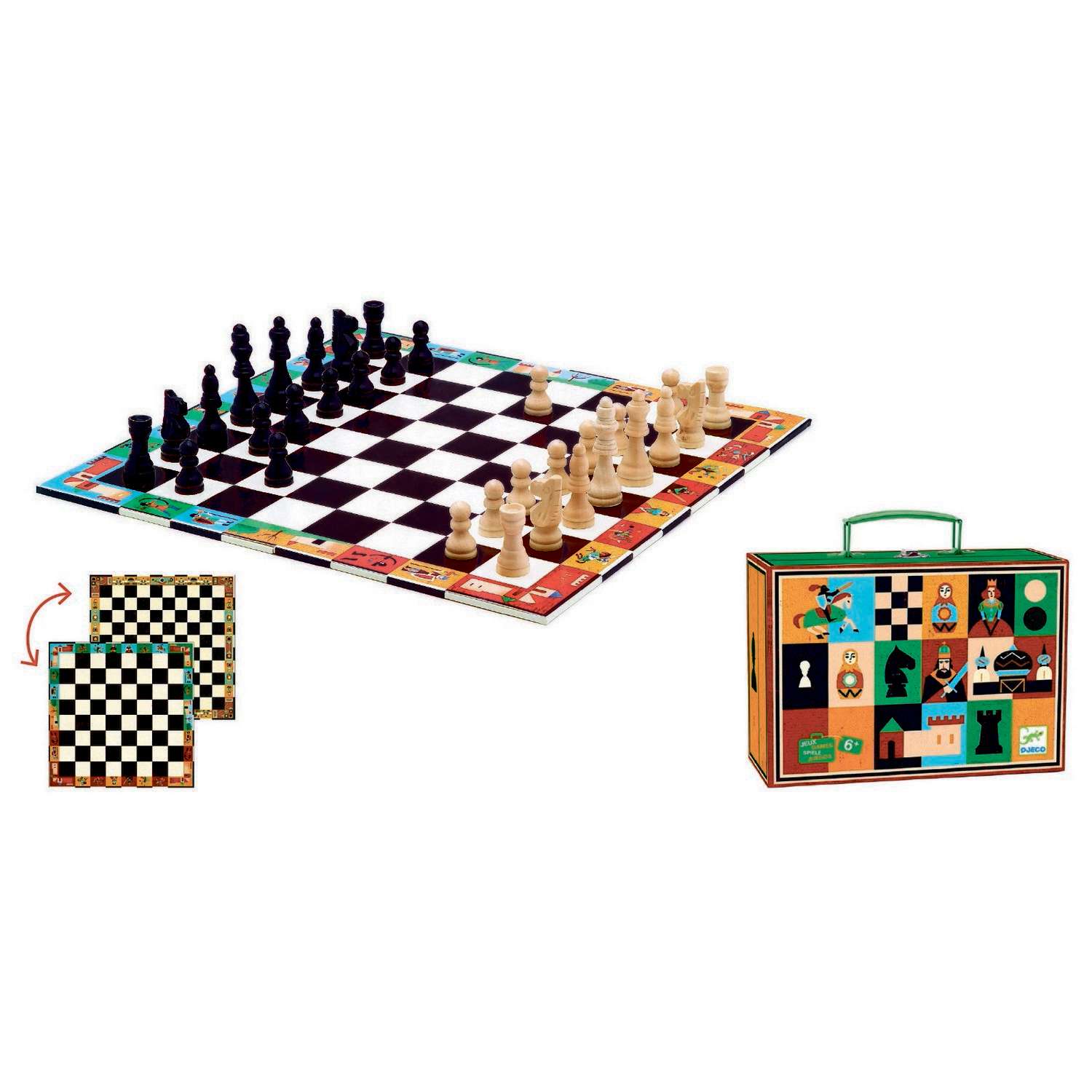 Игрушка Djeco НИ Шахматы и шашки 5225 - фото 4