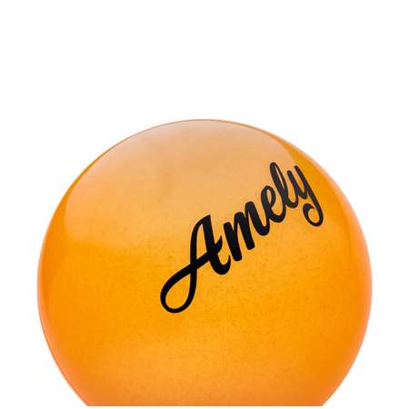 Мяч Amely для художественной гимнастики AGB-102-19-orange