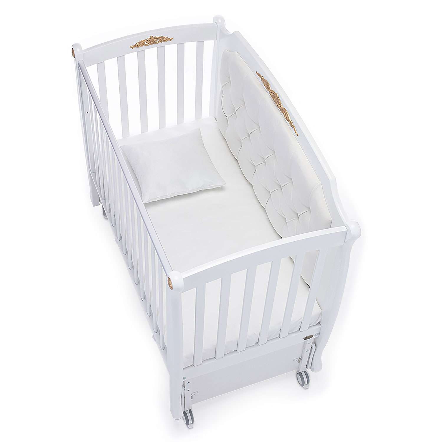 Кровать Nuovita Furore Swing с продольным маятником Bianco/Белый - фото 17