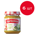 Пюре BAMBOLINA кабачок 100г Х6