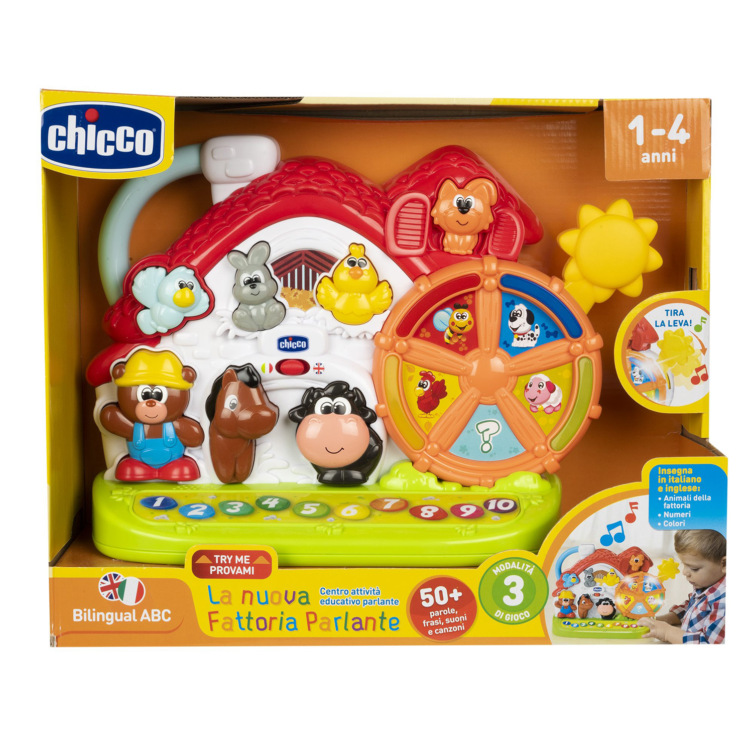 Ферма Chicco говорящая рус англ New 00009604000180 купить по цене 4299 ₽ в  интернет-магазине Детский мир