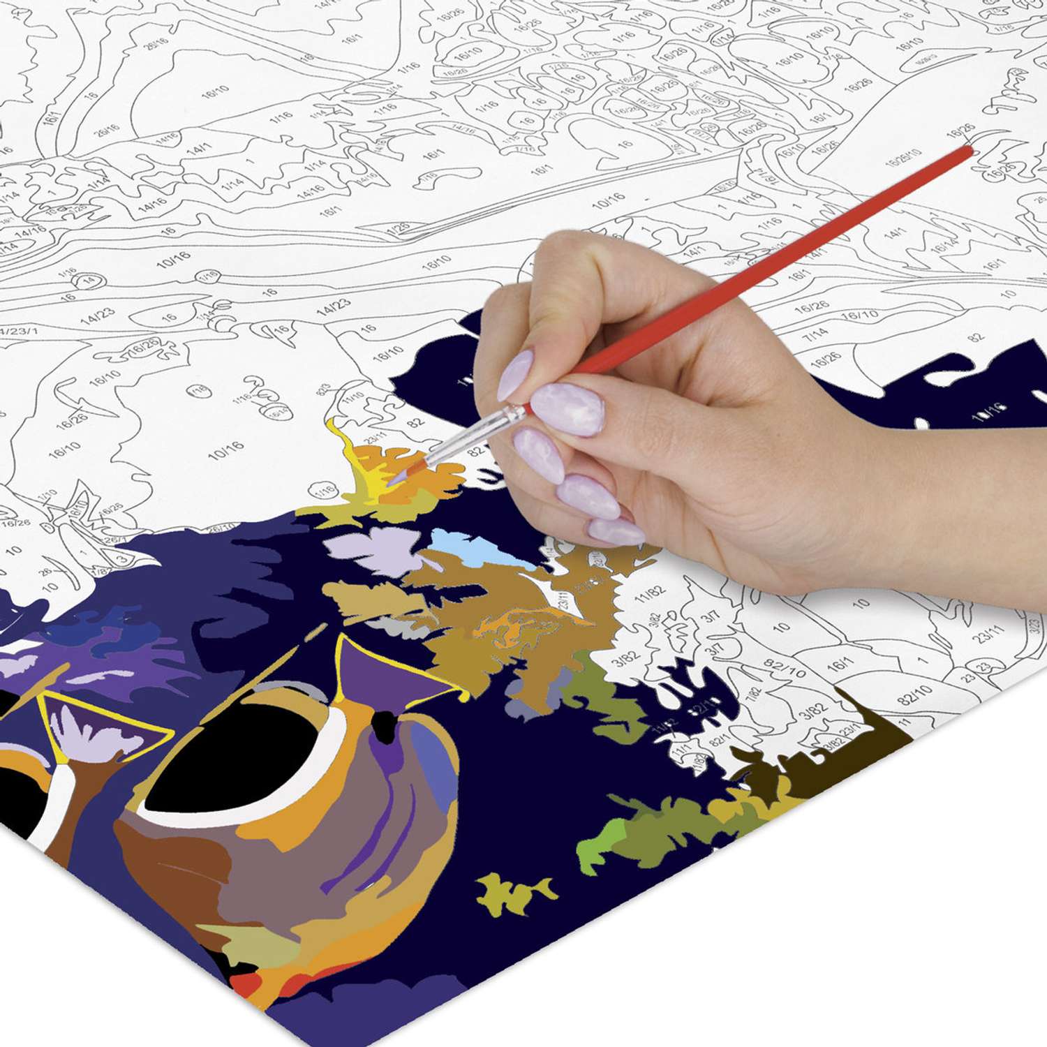 Картина по номерам Остров Сокровищ А3 с акриловыми красками Гавань - фото 6