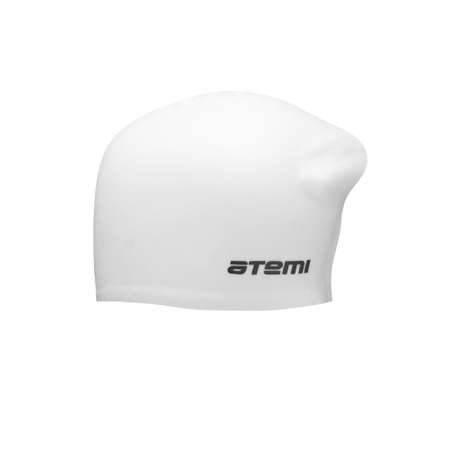 Шапочка для плавания LC-01 Atemi для длинных волос силикон объём 56-64 см цвет белый