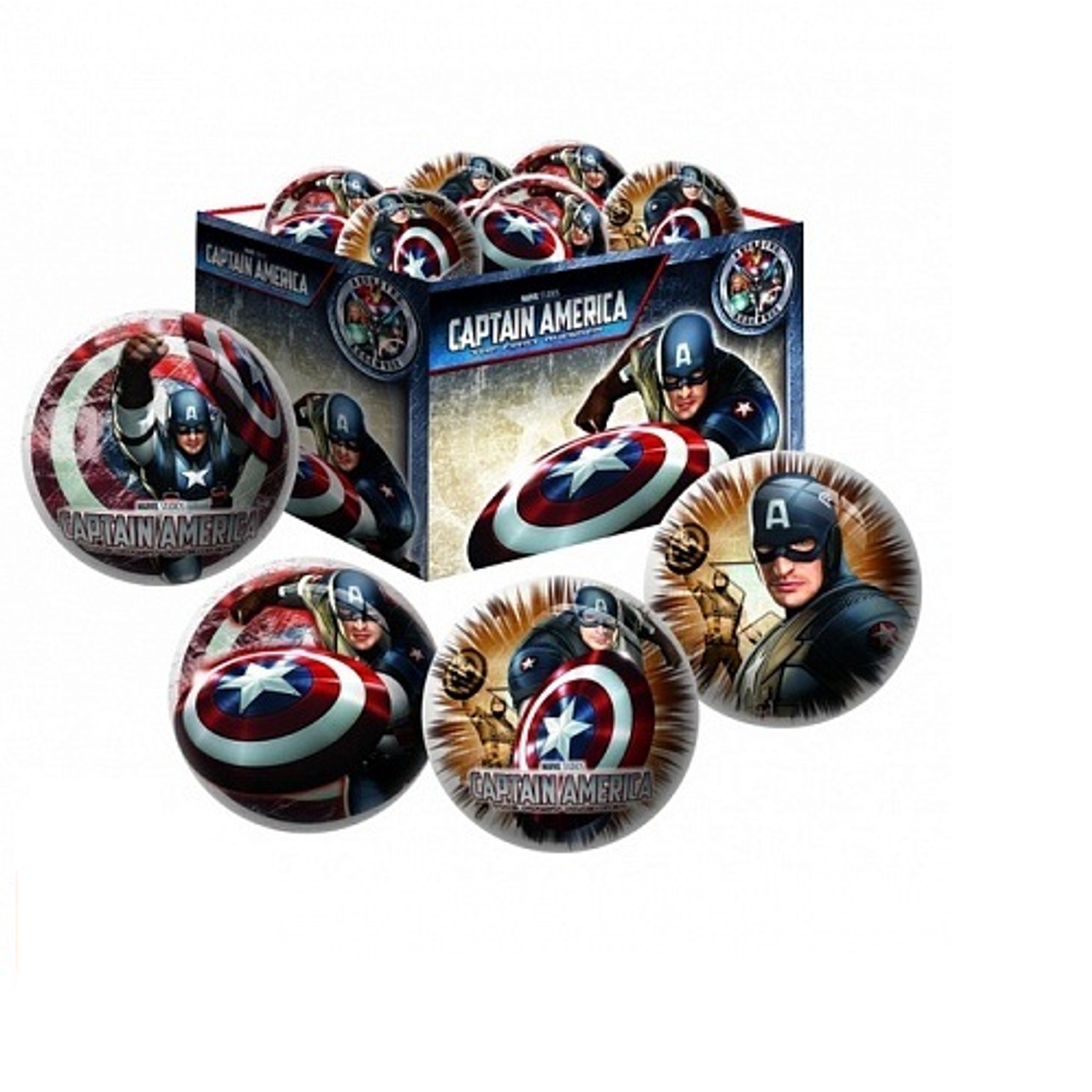 Мяч Unice Капитан Америка 15 см в ассортименте - фото 2