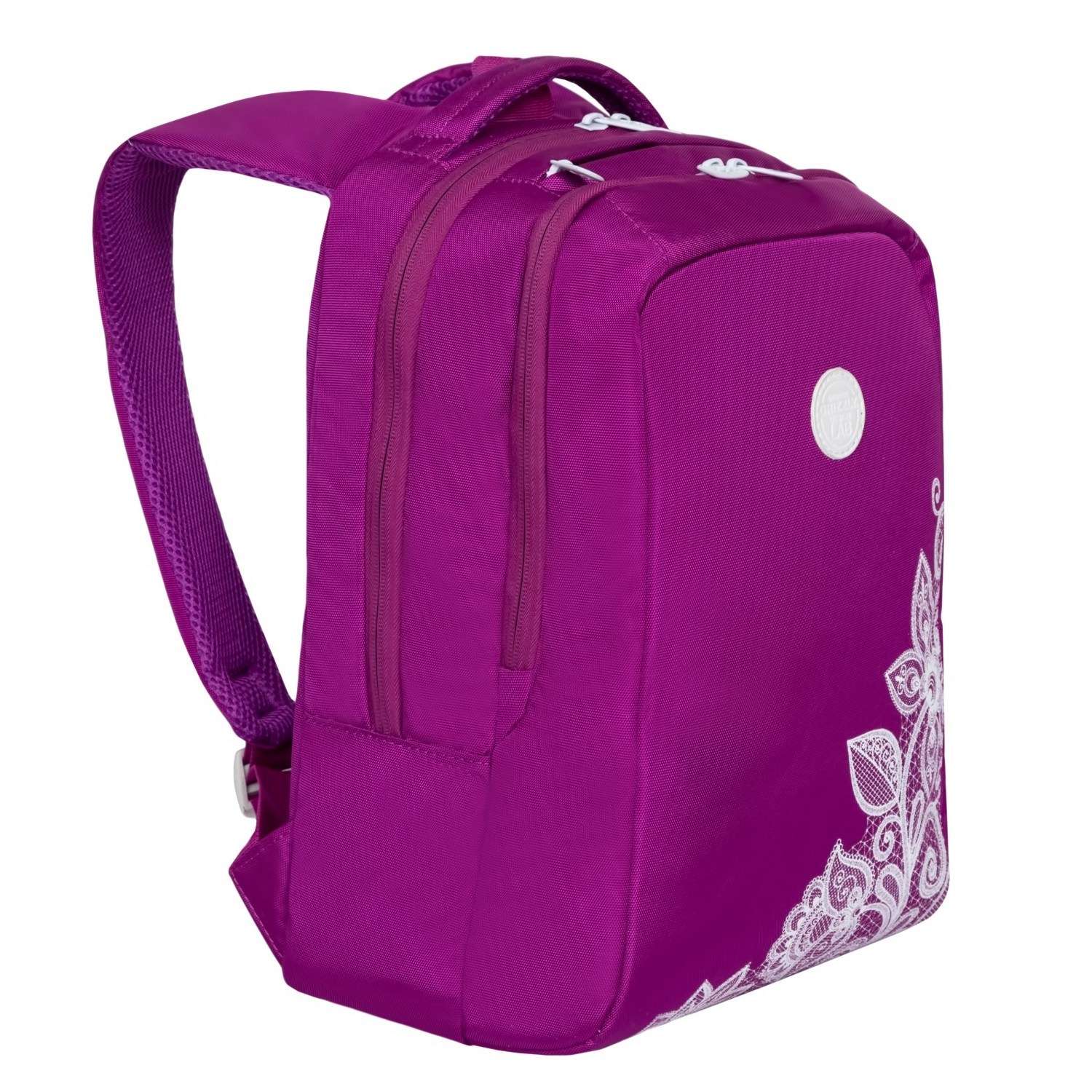 Рюкзак Grizzly Цветы Фиолетовый RD-954-1/1 - фото 2