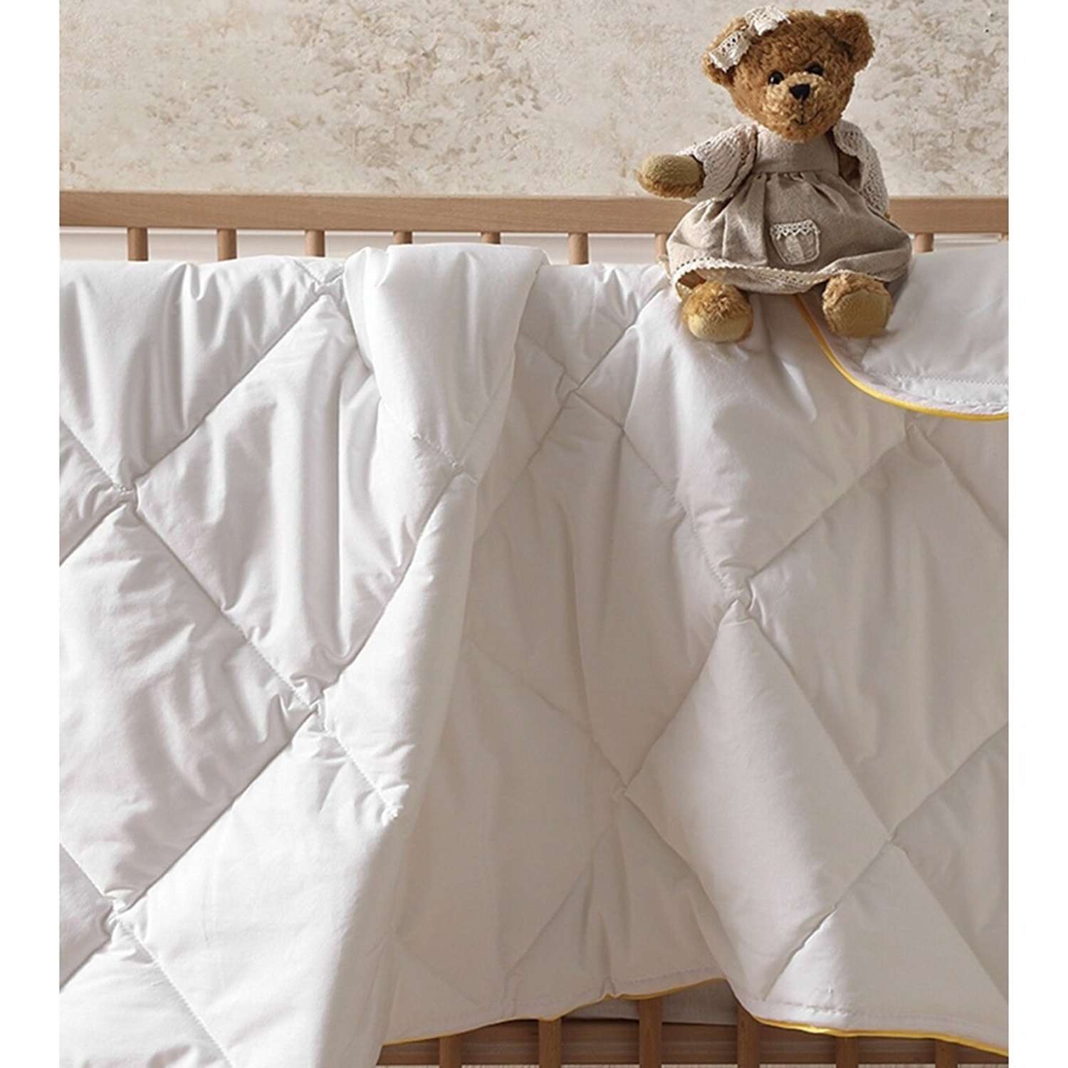 Одеяло детское стеганое Yatas Bedding 95x145 см Dacron Hollofil Allerban - фото 5