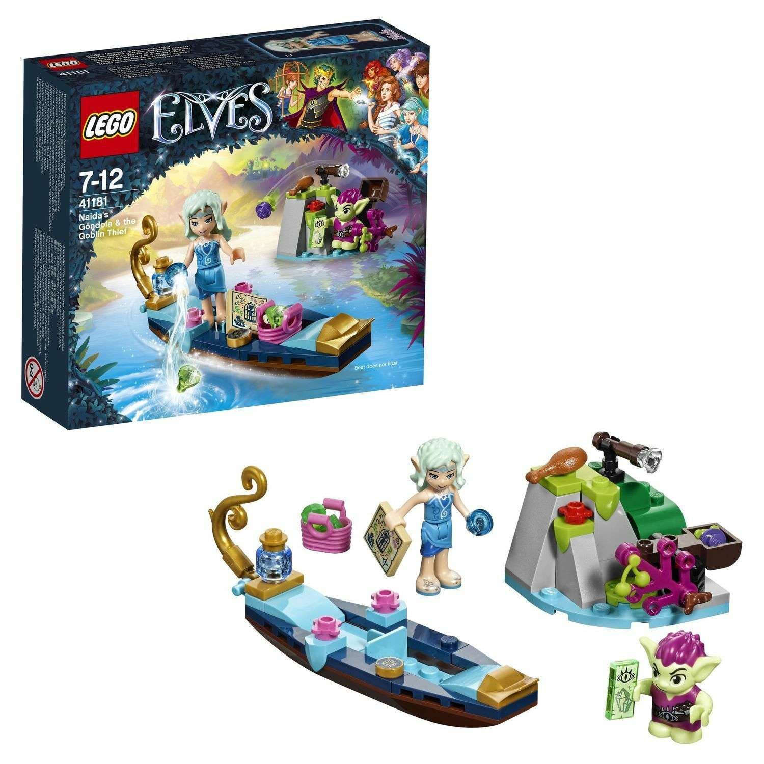 Конструктор LEGO Elves Встреча Наиды с гоблином-воришкой (41181) - фото 1